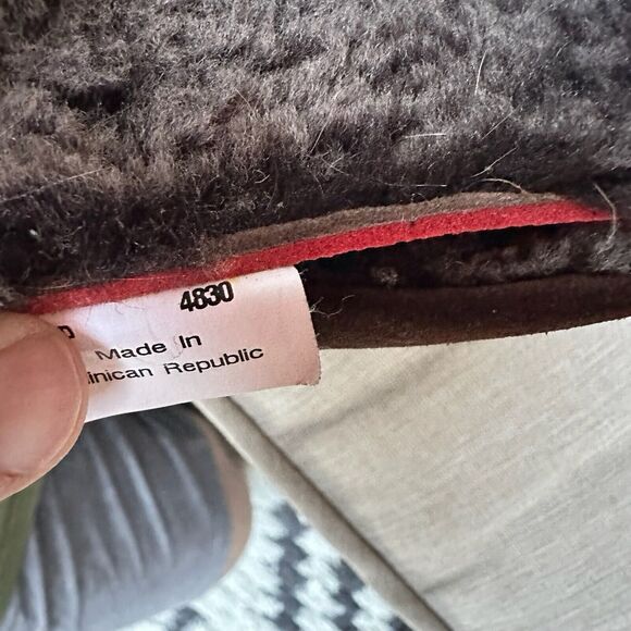 Allen Edmonds Courtside Slip On Shearling Loafer Mens 4830 Brown Suede Sz 9.5 - Picture 14 of 14